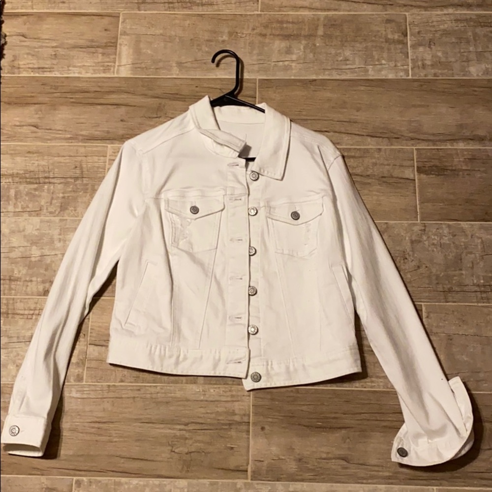 White Jean Jacket
